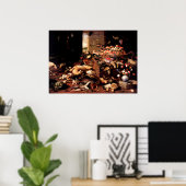 Still Life by Jan van Kessel the Elder ポスター (ホームオフィス)