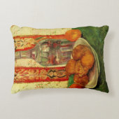 Still Life DecanterとLemons by Vincent van ゴッホ アクセントクッション (正面)
