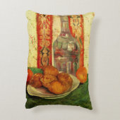Still Life DecanterとLemons by Vincent van ゴッホ アクセントクッション (裏面(縦))