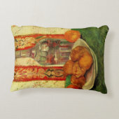 Still Life DecanterとLemons by Vincent van ゴッホ アクセントクッション (裏面)