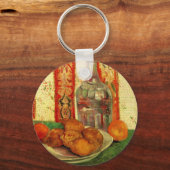 Still Life DecanterとLemons by Vincent van ゴッホ キーホルダー (正面)