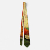 Still Life DecanterとLemons by Vincent van ゴッホ ネクタイ (裏面)