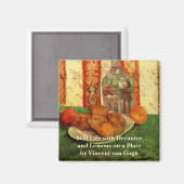 Still Life DecanterとLemons by Vincent van ゴッホ マグネット (正面/裏面)