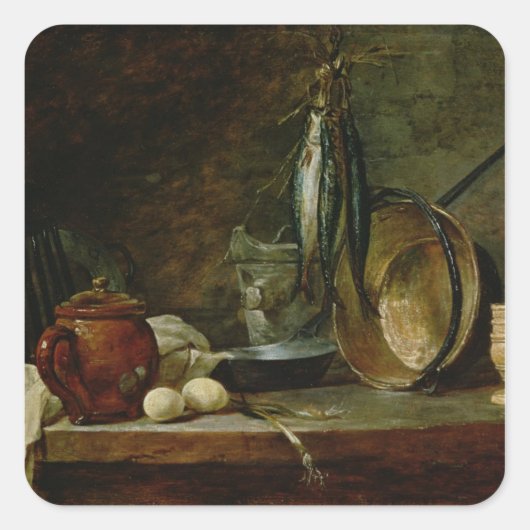 Still life: Fast Day Menu, 1731 スクエアシール (正面)