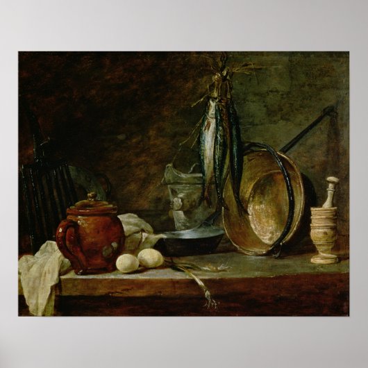 Still life: Fast Day Menu, 1731 ポスター (正面)