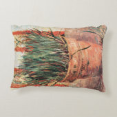 Still Life Flowerpot w Chives by Vincent van ゴッホ アクセントクッション (裏面)