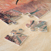 Still Life Flowerpot w Chives by Vincent van ゴッホ ジグソーパズル (側面)