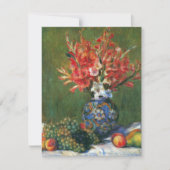 Still Life Flowers and Fruit by Pierreルノアール (正面)