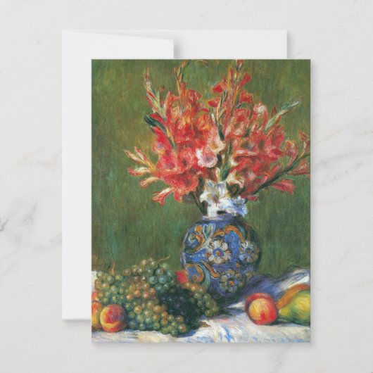 Still Life Flowers and Fruit by Pierreルノアール (正面)