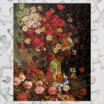 Still Life Flowers in a Vase by Vincent van Gogh ジグソーパズル<br><div class="desc">Vase with Poppies, Cornflowers, Peonies and Chrysanthemums by Vincent van Gogh is a vintage fine art post impressionism still life floral painting. A bouquet with a variety of blooming fresh cut spring garden flowers in a vase. About the artist: Vincent Willem van Gogh (1853 -1890) was one of the most...</div>