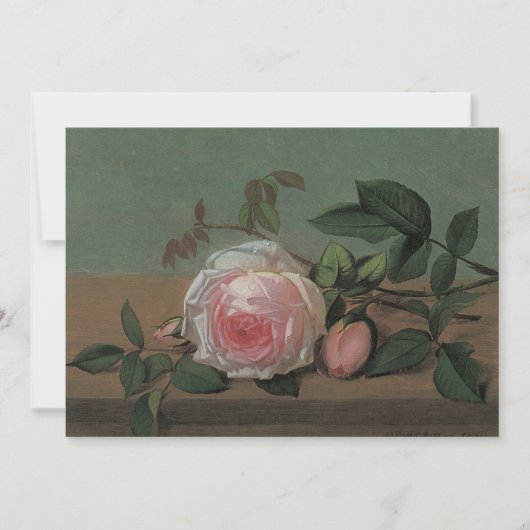 Still Life Flowers on a Ledge by Otto Ottesen (正面)