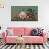 Still Life Flowers on a Ledge by Otto Ottesen キャンバスプリント (インサイチュ (リビング))