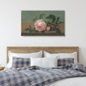 Still Life Flowers on a Ledge by Otto Ottesen キャンバスプリント (インサイチュ (寝室))