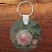 Still Life Flowers on a Ledge by Otto Ottesen キーホルダー (正面)