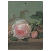 Still Life Flowers on a Ledge by Otto Ottesen クリップボード (裏面)