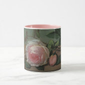 Still Life Flowers on a Ledge by Otto Ottesen マグカップ (中央)