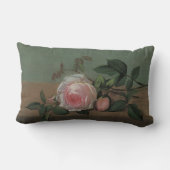 Still Life Flowers on a Ledge by Otto Ottesen ランバークッション (裏面)