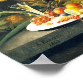 Still Life: Fruit 1855 By Severin Roesen - ポスター (角)