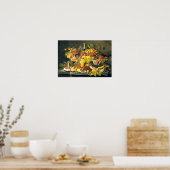 Still Life: Fruit 1855 By Severin Roesen - ポスター (キッチン)