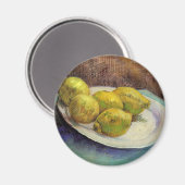 Still Life Lemons on aプレートby Vincent van ゴッホ マグネット (正面/裏面)