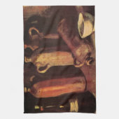 Still Life of 4石ボトルby Vincent van ゴッホ キッチンタオル (縦)