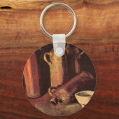 Still Life of 4石ボトルby Vincent van ゴッホ キーホルダー (正面)