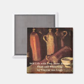 Still Life of 4石ボトルby Vincent van ゴッホ マグネット (正面/裏面)