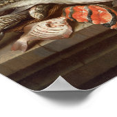 Still Life of Fish on a Table ポスター (角)