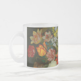 Still Life of Flowers in a Wan-Li Vase フロストグラスマグカップ