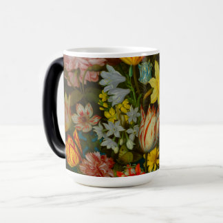 Still Life of Flowers in a Wan-Li Vase モーフィングマグカップ