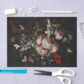 Still Life of Pink Roses, Poppies, Jasmine 薄葉紙 (クラフト)