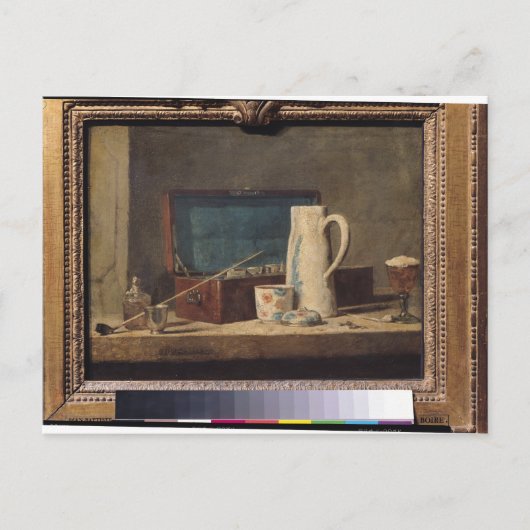 Still Life of Pipes and Drink Glass ポストカード (正面)