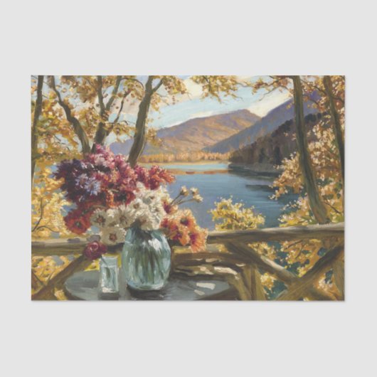 Still Life on a Terrace, Constantin Westchiloff 薄葉紙 (正面)