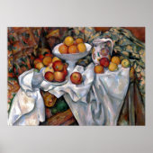 Still Life Oranges - Paul Cezanne Painting Art ポスター (正面)