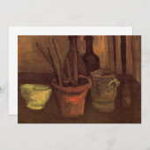 Still Life Paintbrushes inポットby Vincent van ゴッホ (正面/裏面)
