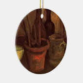 Still Life Paintbrushes inポットby Vincent van ゴッホ セラミックオーナメント (右)