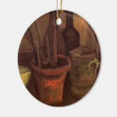 Still Life Paintbrushes inポットby Vincent van ゴッホ セラミックオーナメント (左)