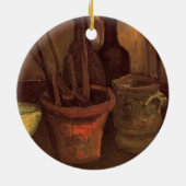 Still Life Paintbrushes inポットby Vincent van ゴッホ セラミックオーナメント (裏面)