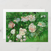 Still Life: Pink Roses by Vincent vanゴッホ (正面/裏面)