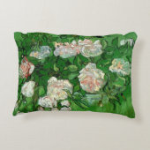 Still Life: Pink Roses by Vincent vanゴッホ アクセントクッション (裏面)