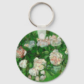 Still Life: Pink Roses by Vincent vanゴッホ キーホルダー (裏面)