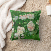 Still Life: Pink Roses by Vincent vanゴッホ クッション (ブランケット)