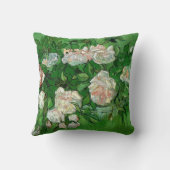 Still Life: Pink Roses by Vincent vanゴッホ クッション (裏面)