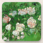 Still Life: Pink Roses by Vincent vanゴッホ コースター (正面)