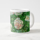 Still Life: Pink Roses by Vincent vanゴッホ ジャンボコーヒーマグカップ (正面右)