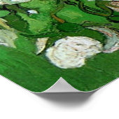 Still Life: Pink Roses by Vincent vanゴッホ ポスター (角)