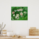 Still Life: Pink Roses by Vincent vanゴッホ ポスター (キッチン)