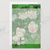 Still Life: Pink Roses by Vincent vanゴッホ 便箋 (正面/裏面)
