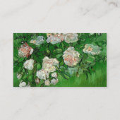 Still life - Pink Roses by Vincent vanゴッホ. 名刺 (裏面)