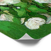 Still Life Pink Roses by Vincent Willem vanゴッホ ポスター (角)